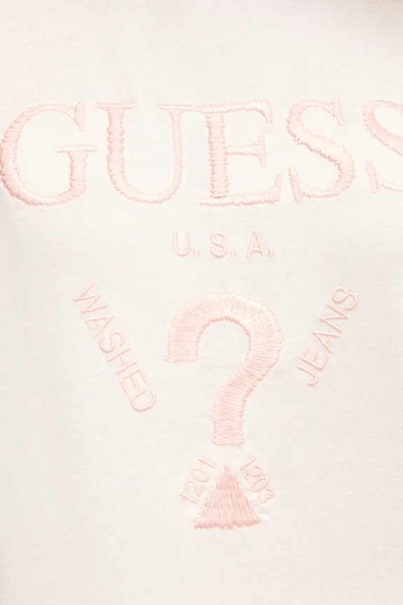 Guess t-shirt bawełniany FILANTA V5GI18.I3Z14 beżowy