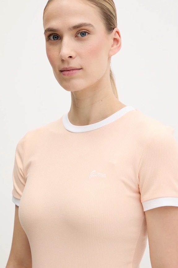 Majica kratkih rukava Guess MARIGOLD narančasta V5GP08.KCRN2