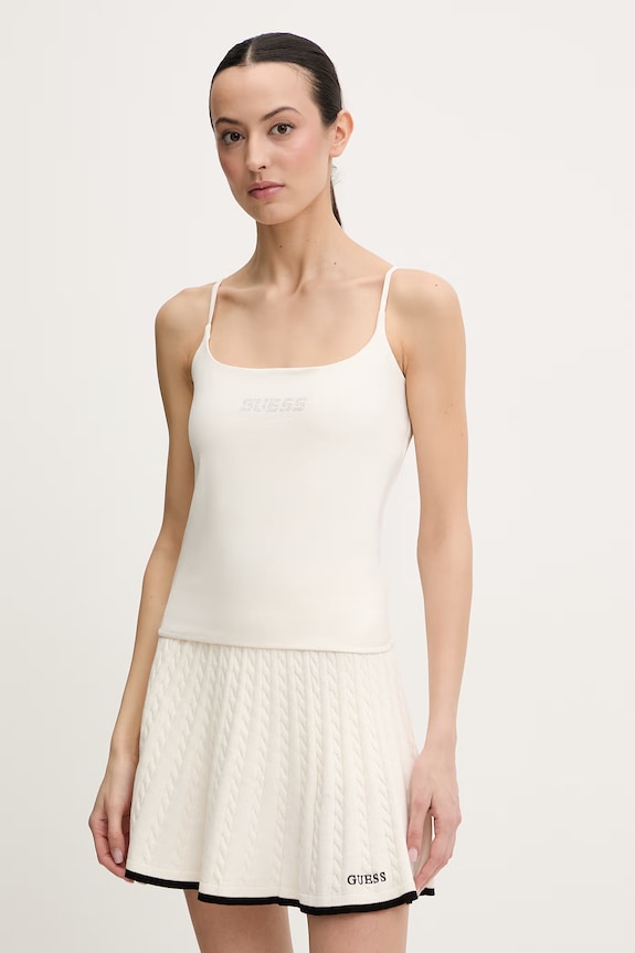 Top Guess ORTENSIA slim μπεζ V5GP22.J1314