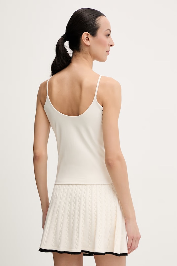 Ρούχα Top Guess ORTENSIA V5GP22.J1314 μπεζ