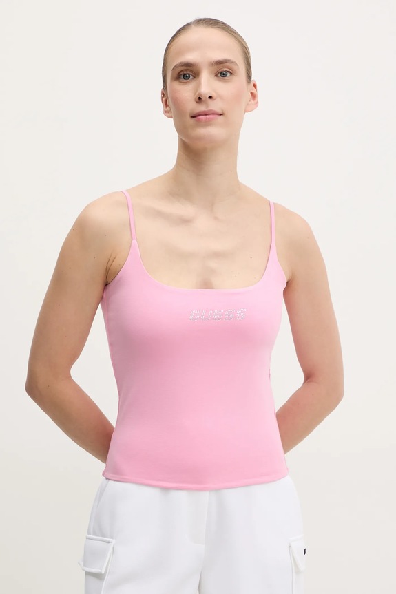 Top Guess ORTENSIA slim ροζ V5GP22.J1314