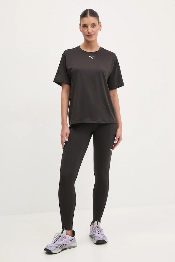 Puma t-shirt treningowy Train All Day Essentials 527139 czarny AW25