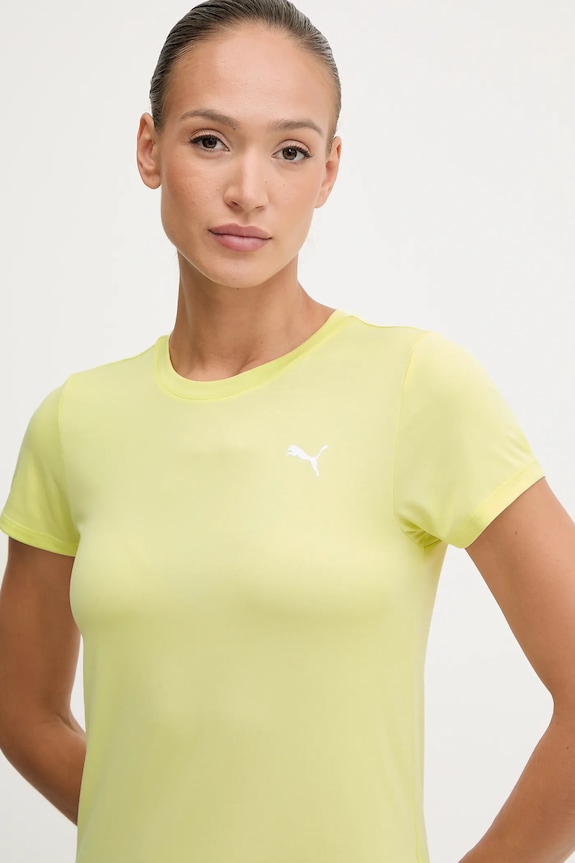Puma tricou de antrenament Essential Crew verde 527177