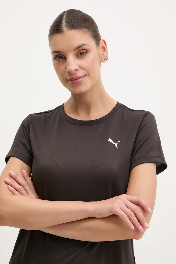 Puma tricou de antrenament Essential Crew negru 527177
