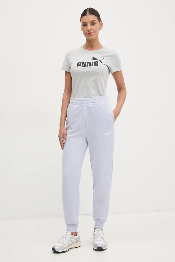 Bavlnené tričko Puma 682370 sivá SS25