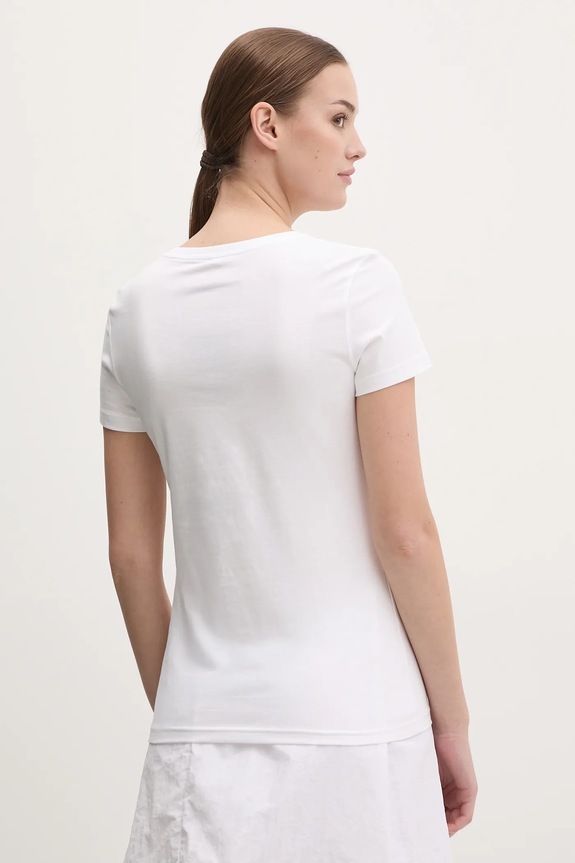 Odzież Puma t-shirt bawełniany 682372 biały