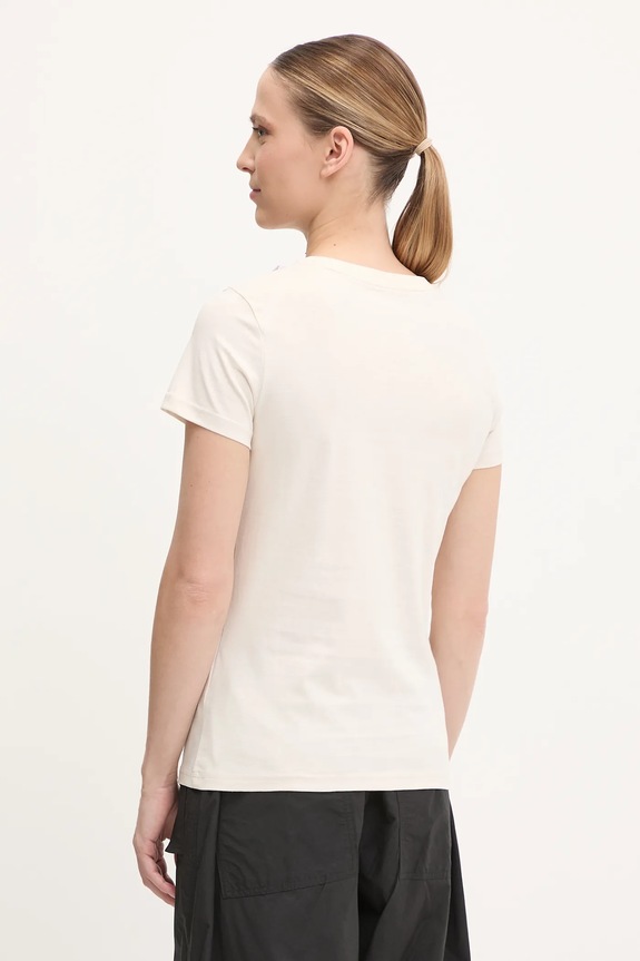 Ρούχα Βαμβακερό μπλουζάκι Puma 684982 μπεζ