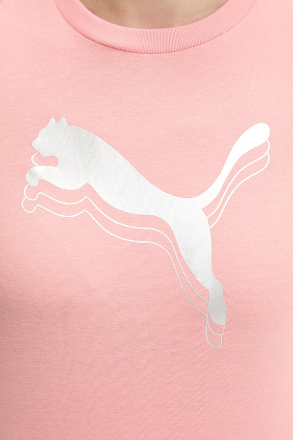 Puma t-shirt bawełniany 684995 różowy