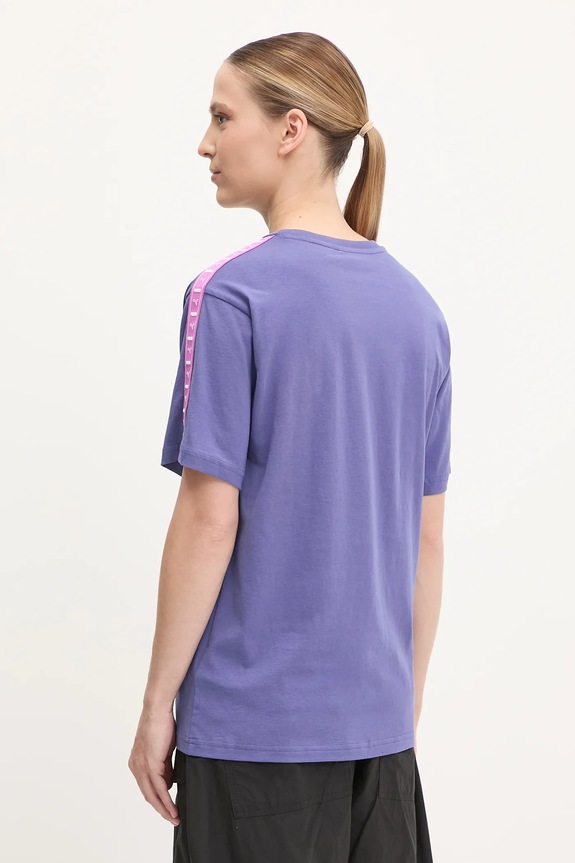 Ρούχα Βαμβακερό μπλουζάκι Puma 685009 μωβ