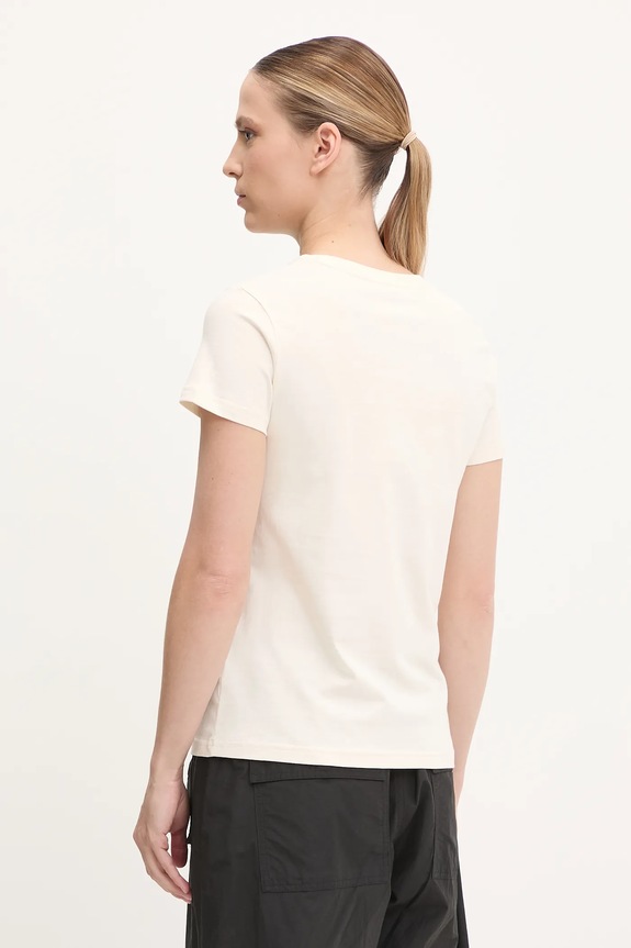 Ρούχα Βαμβακερό μπλουζάκι Puma 685016. μπεζ