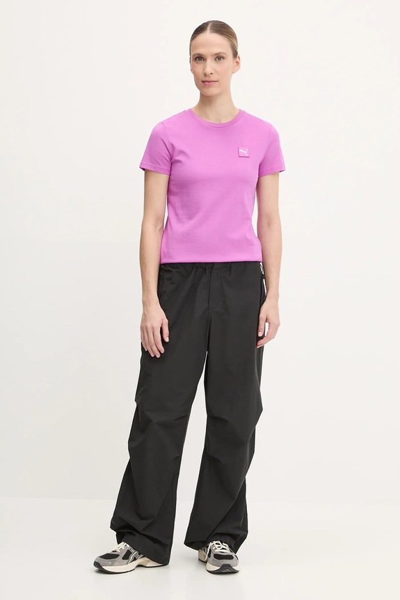 Puma pamut póló 685016. rózsaszín SS25