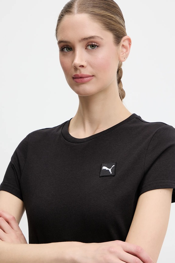 Pamučna majica Puma crna 685016.