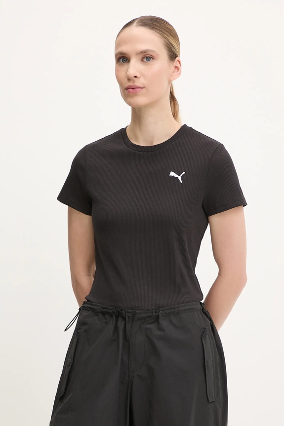 Puma t-shirt elasztánnal fekete 685021