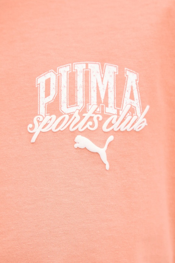Puma t-shirt bawełniany 685030 pomarańczowy