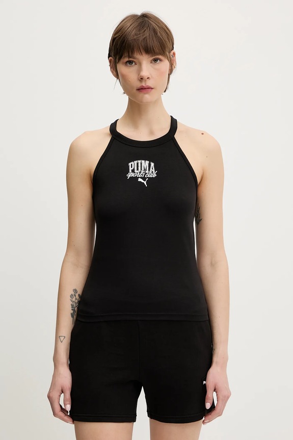 Puma top nadruk czarny 685040.
