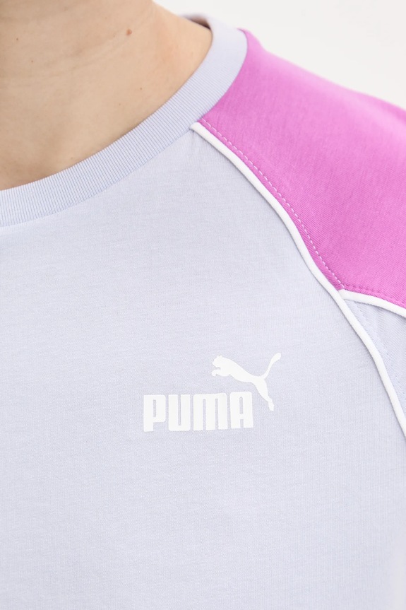 Bavlnené tričko Puma 685041. modrá