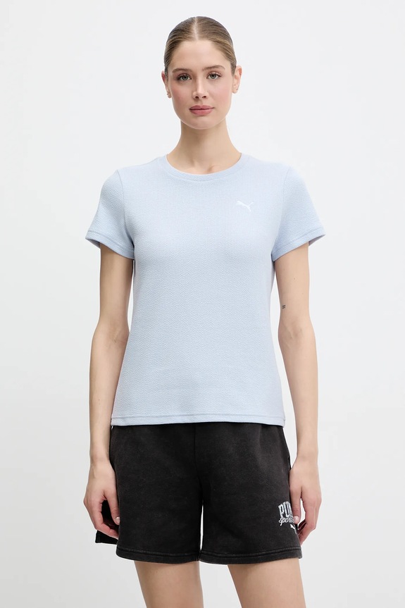 Puma t-shirt elasztánnal kék 685053.