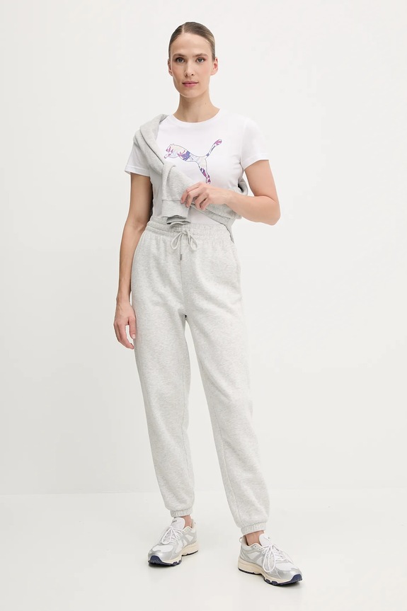 Puma pamut póló 685081. fehér SS25