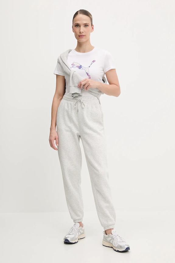 Puma pamut póló 685081. fehér SS25