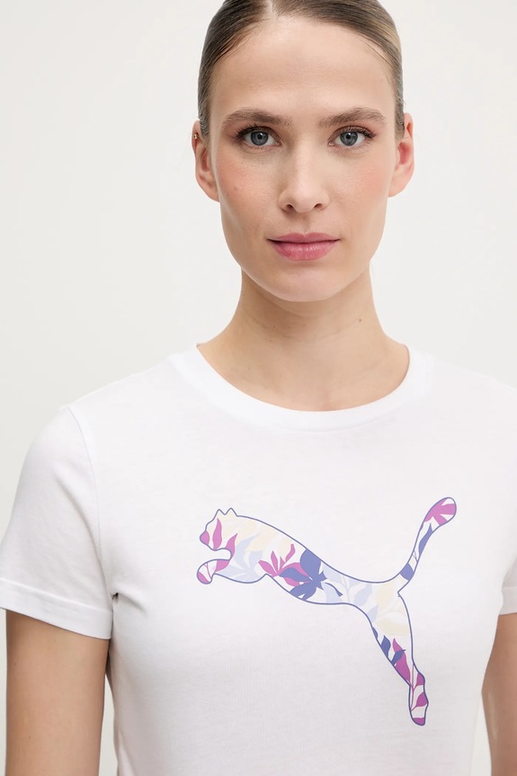 Puma pamut póló fehér 685081.