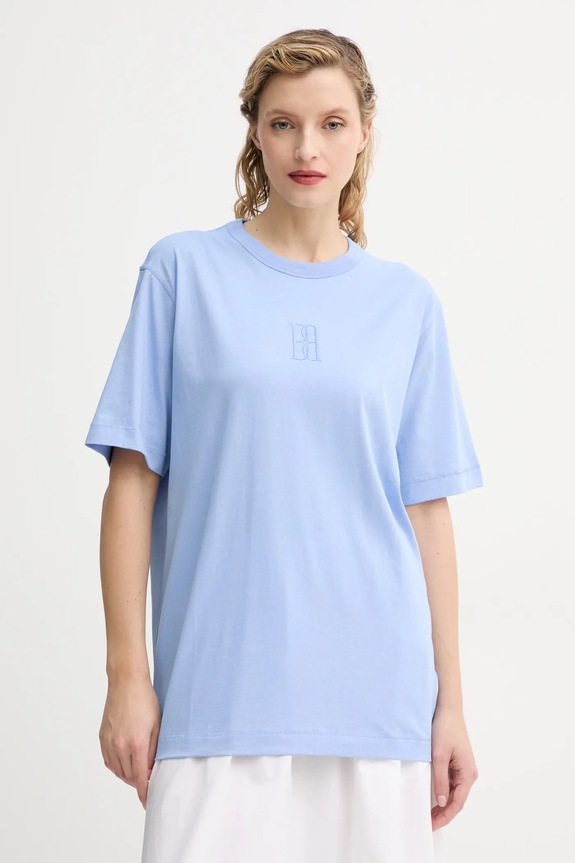 By Malene Birger pamut póló FAYEH. pamut kék 102472