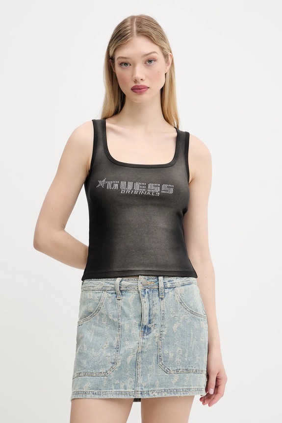 Top Guess Originals nášivka černá W5GP50.KCTT1