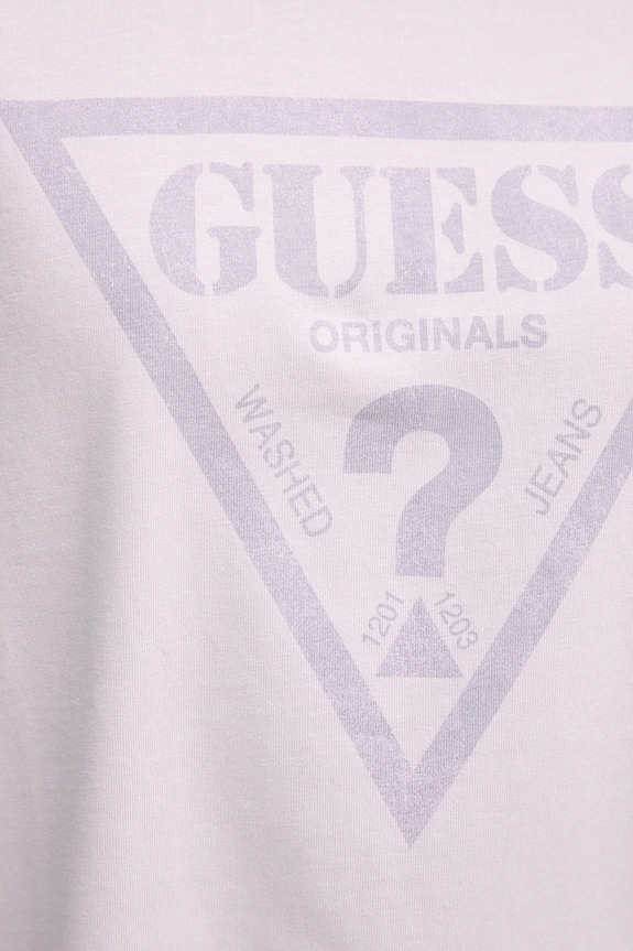 Bavlnené tričko Guess Originals fialová M5GI10.K8FQ4