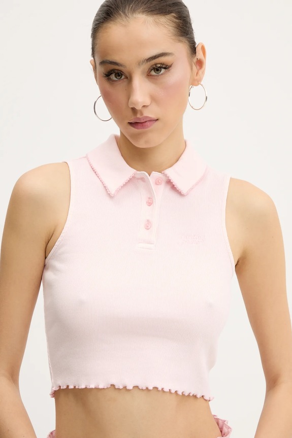 Tommy Jeans top rózsaszín DW0DW20295