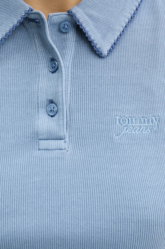 Top Tommy Jeans DW0DW20295 modrá