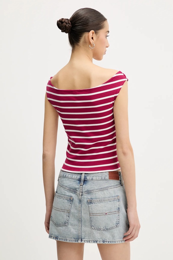 Îmbrăcăminte Tommy Jeans top DW0DW20234 roz