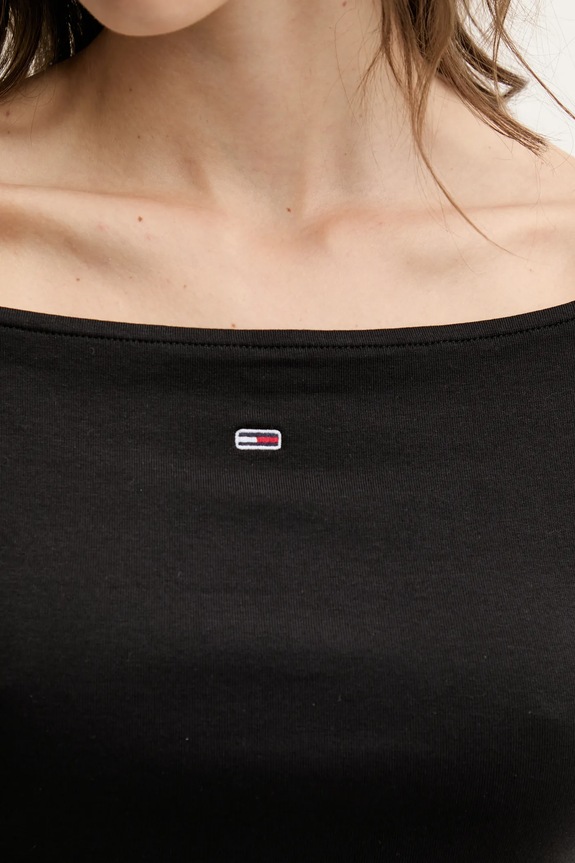 Tommy Jeans top DW0DW20234 fekete