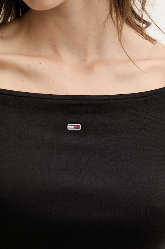 Tommy Jeans top DW0DW20234 fekete