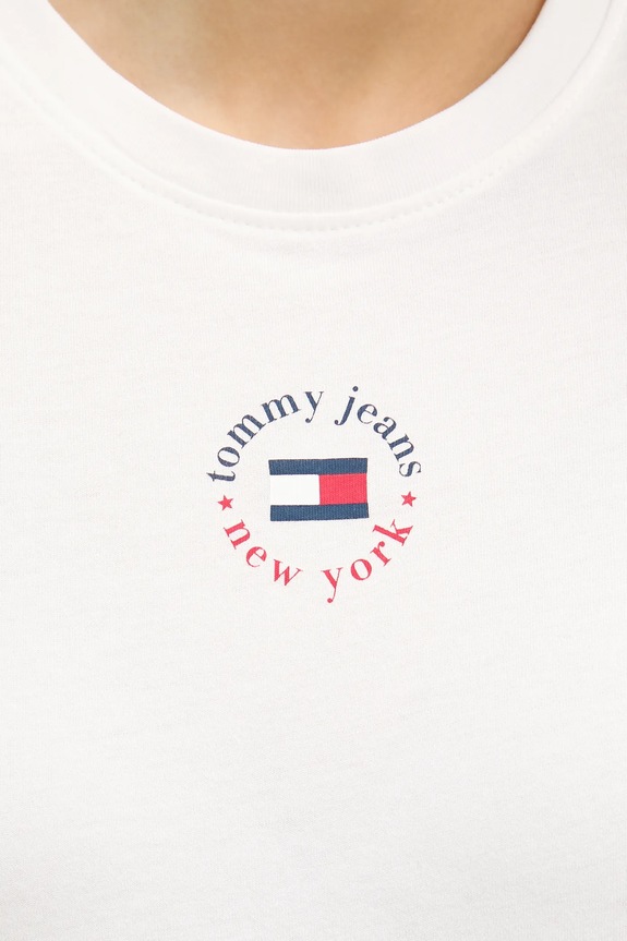 Tommy Jeans t-shirt DW0DW20316 fehér