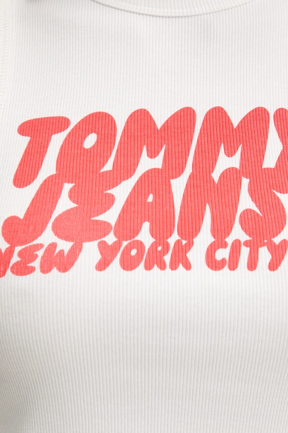 Tommy Jeans top DW0DW21339 biały