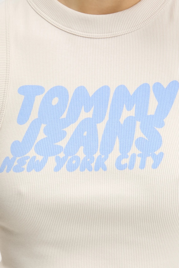 Tommy Jeans top DW0DW21339 beige