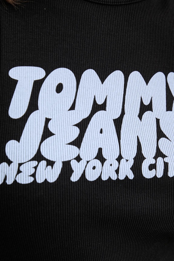 Tommy Jeans top DW0DW21339 czarny