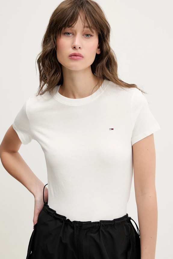 Bavlnené tričko Tommy Jeans 2-pak DW0DW21366