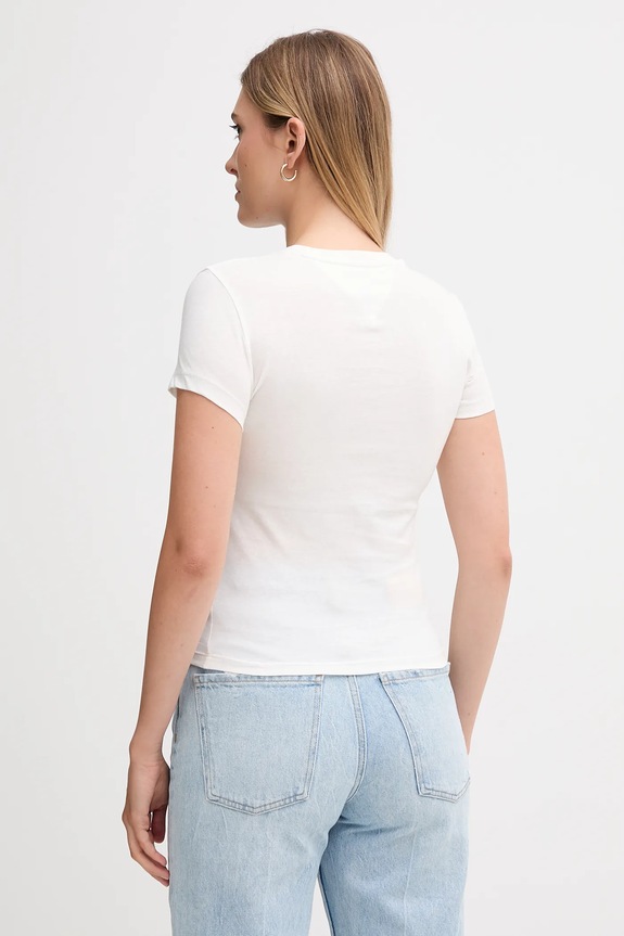Tommy Jeans t-shirt bawełniany 2-pack różowy DW0DW21366