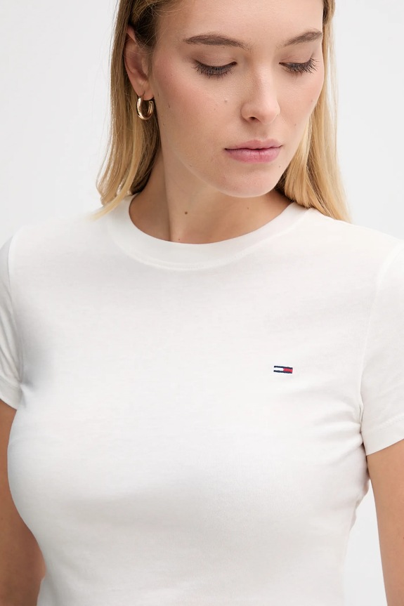 Tommy Jeans t-shirt bawełniany 2-pack DW0DW21366 różowy