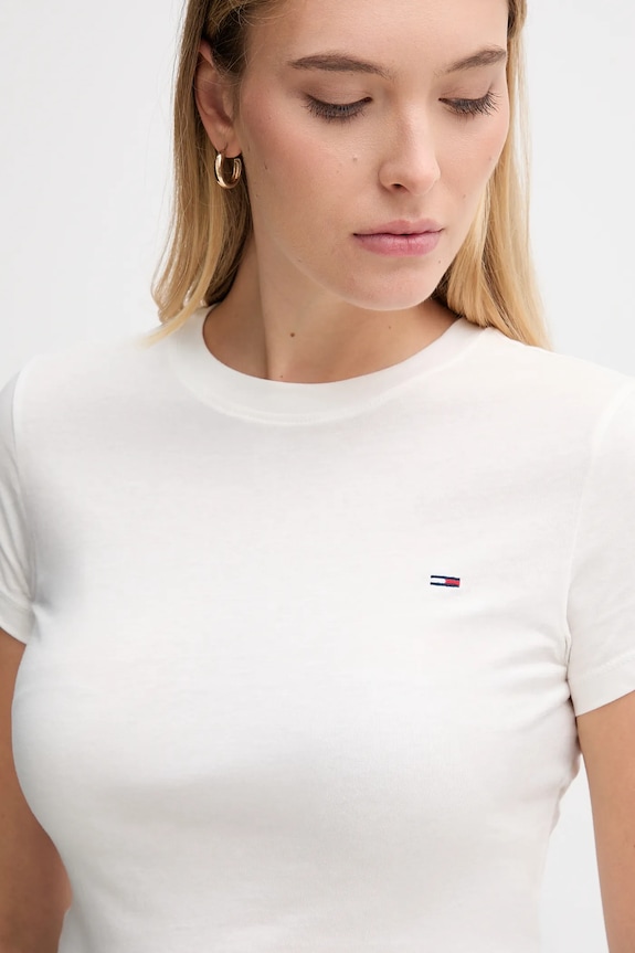 Tommy Jeans t-shirt bawełniany 2-pack DW0DW21366 różowy