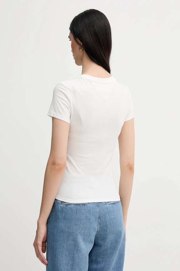 Βαμβακερό μπλουζάκι Tommy Jeans 2-pack μαύρο DW0DW21366