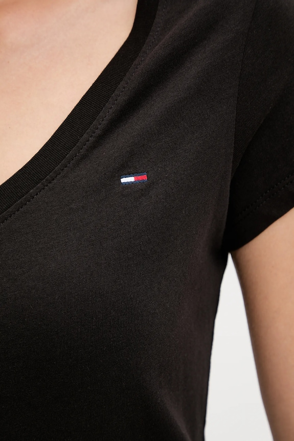 Tommy Jeans t-shirt bawełniany 2-pack czarny DW0DW21367