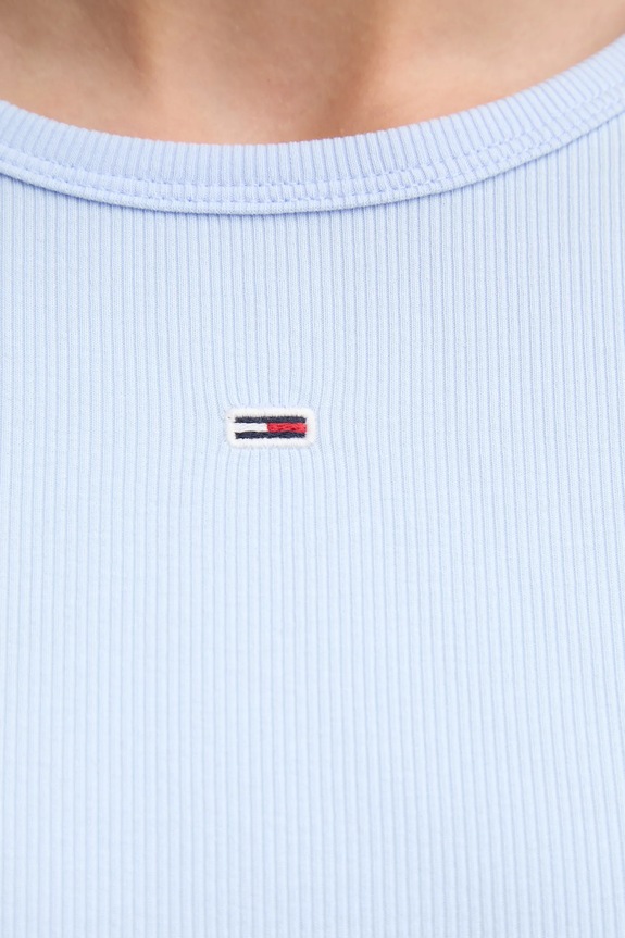 Tommy Jeans t-shirt basic damski bawełniany z elastanem 2-pack DW0DW21430