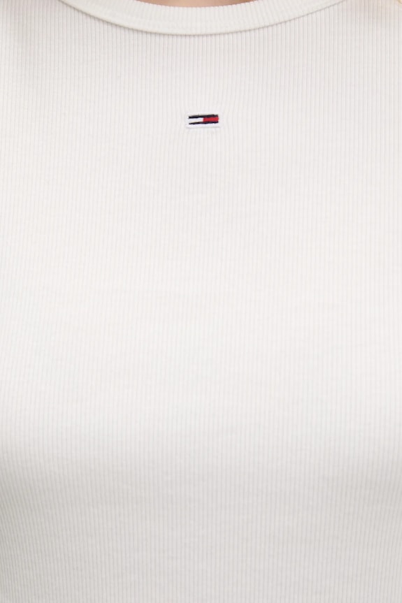 Tommy Jeans osnovna kratka majica ženska bombažna z elastanom paket 2 kosov DW0DW21430