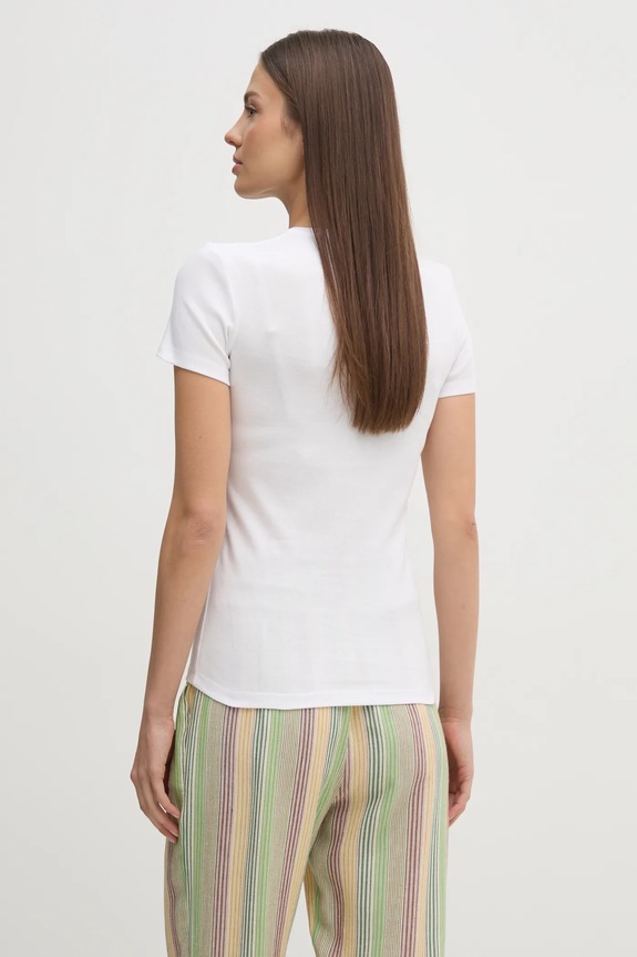 Ρούχα Βαμβακερό μπλουζάκι La Petite Française LPF PFLPF λευκό