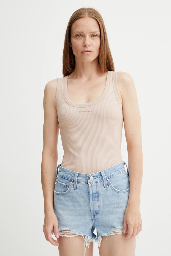 G-Star Raw top pomarańczowy D26065.D253