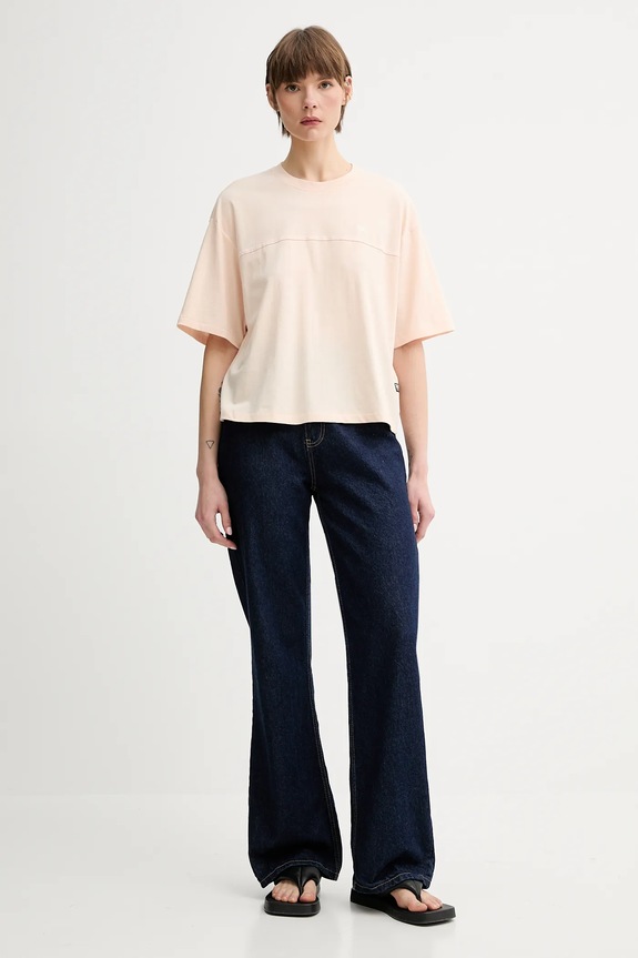 G-Star t-shirt bawełniany D26134.336 beżowy AW25