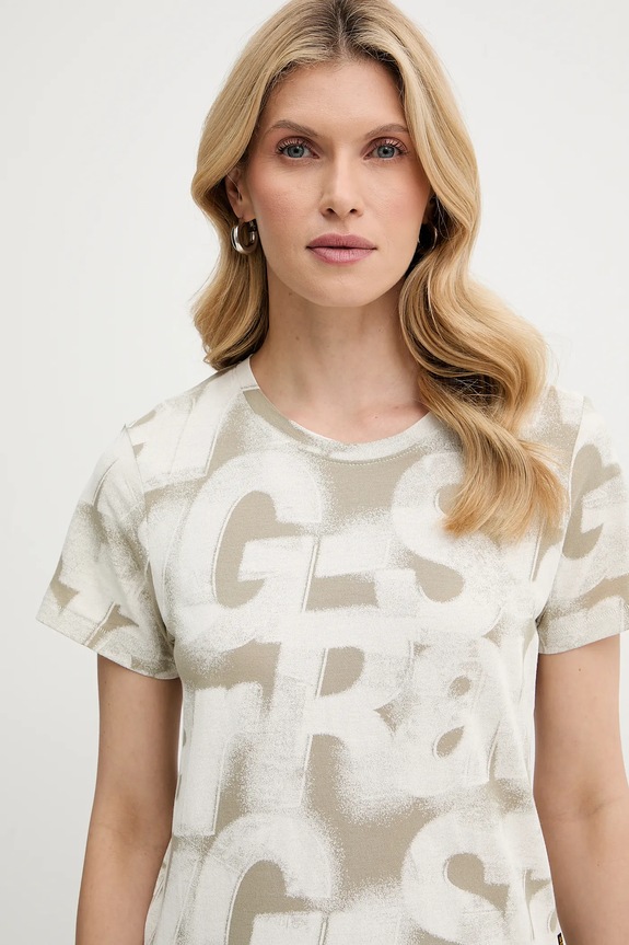 Pamučna majica G-Star Raw zelena D26066.C565