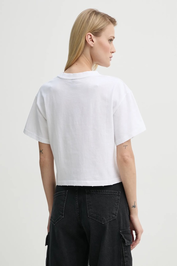 Odjeća Pamučna majica G-Star D26239.C336 bijela