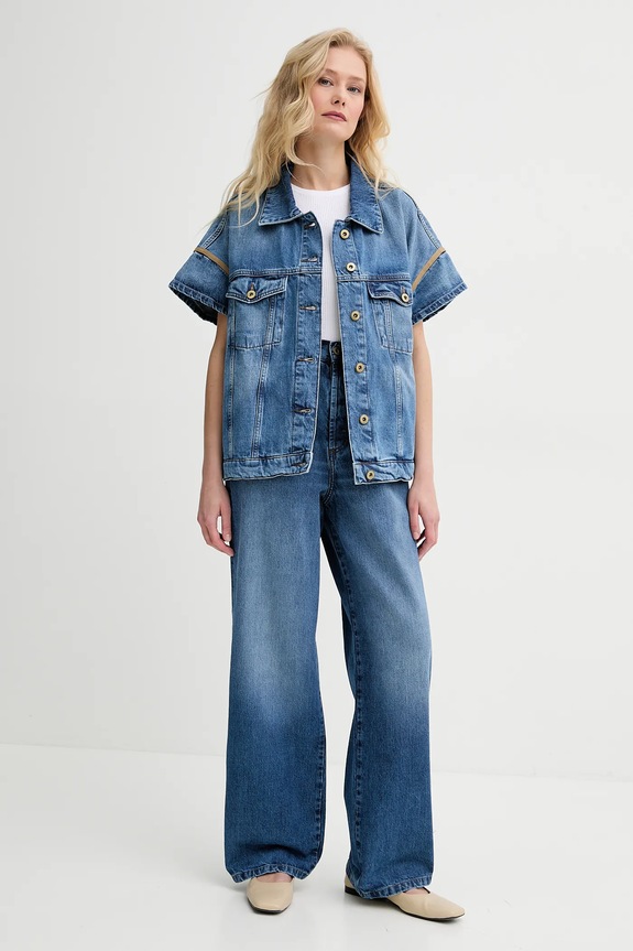 Bavlněný top Sessun 25209017 bílá SS25